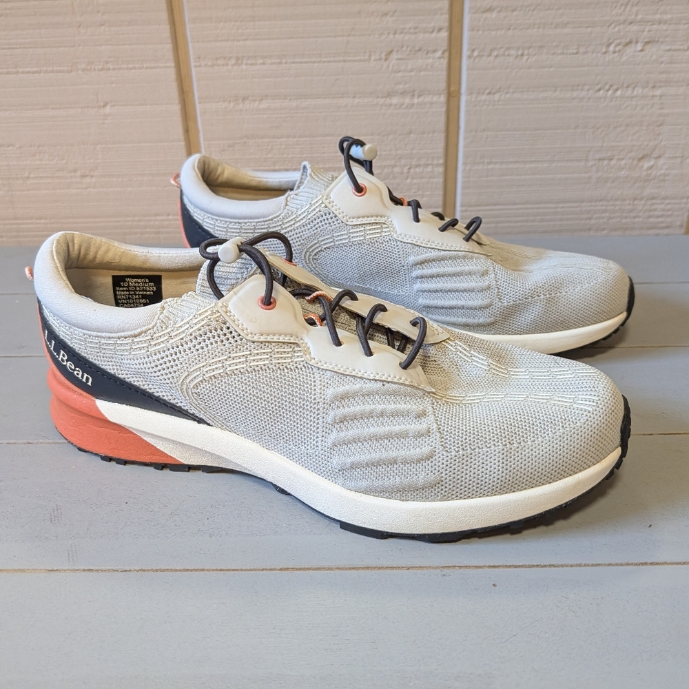 L.L Bean Women's Boundless Knit Sneaker Bungee Athleisure